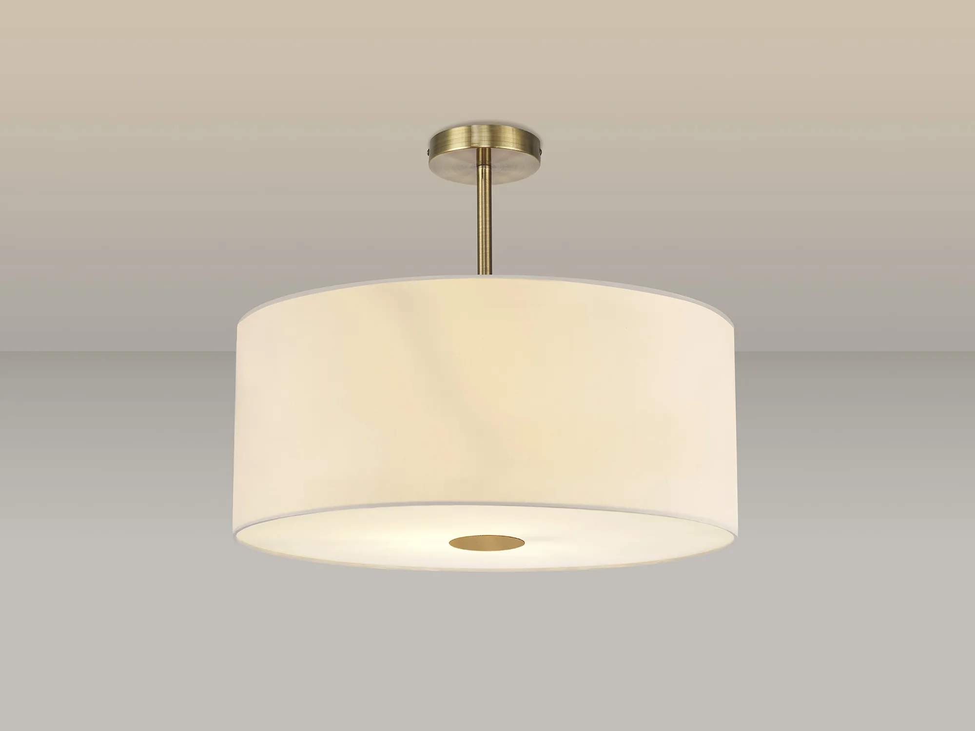 Baymont AB IV Ceiling Lights Deco Semi Flush Fittings